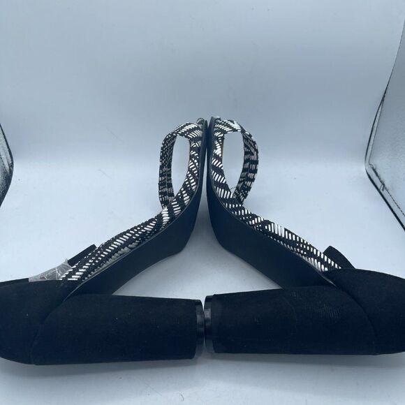 Salona Cylinder Platform Black White Heels 8.5 - Picture 6 of 11